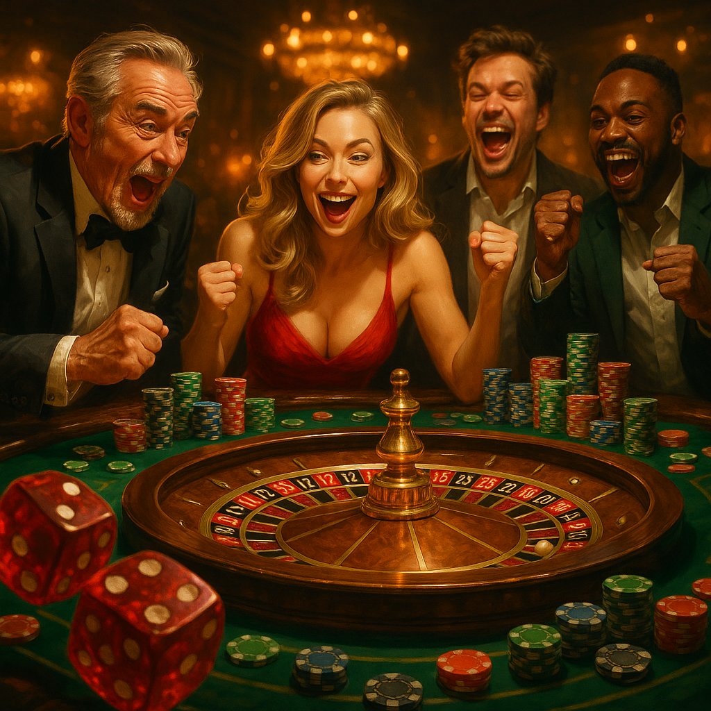 Live dice roll with HD camera coverage Live dealer with transparent dice container and multi-camera setup